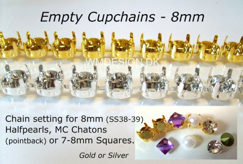 Empty cupchain 8mm